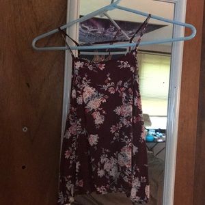 Forever 21 floral tank top